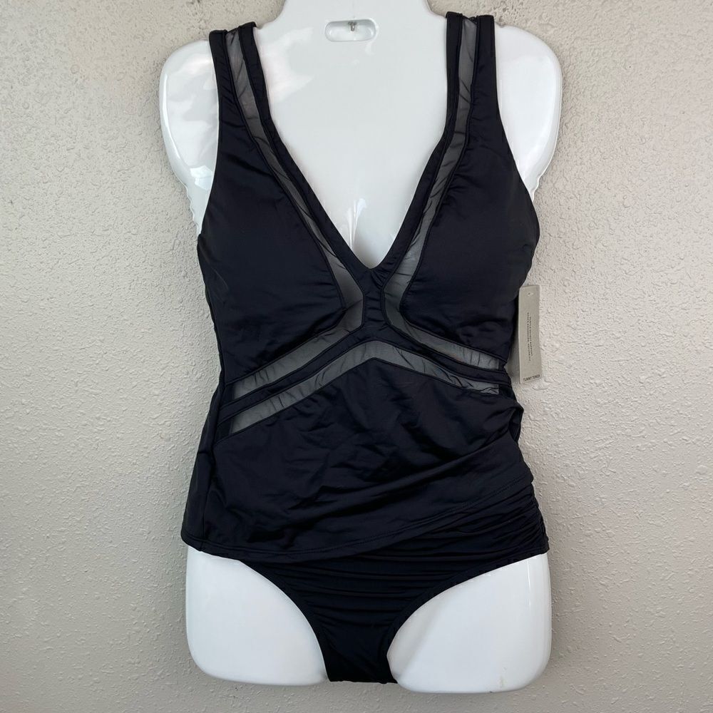 NWT Kenneth Cole Tankini Top And Matching Bottoms Sizes S or M